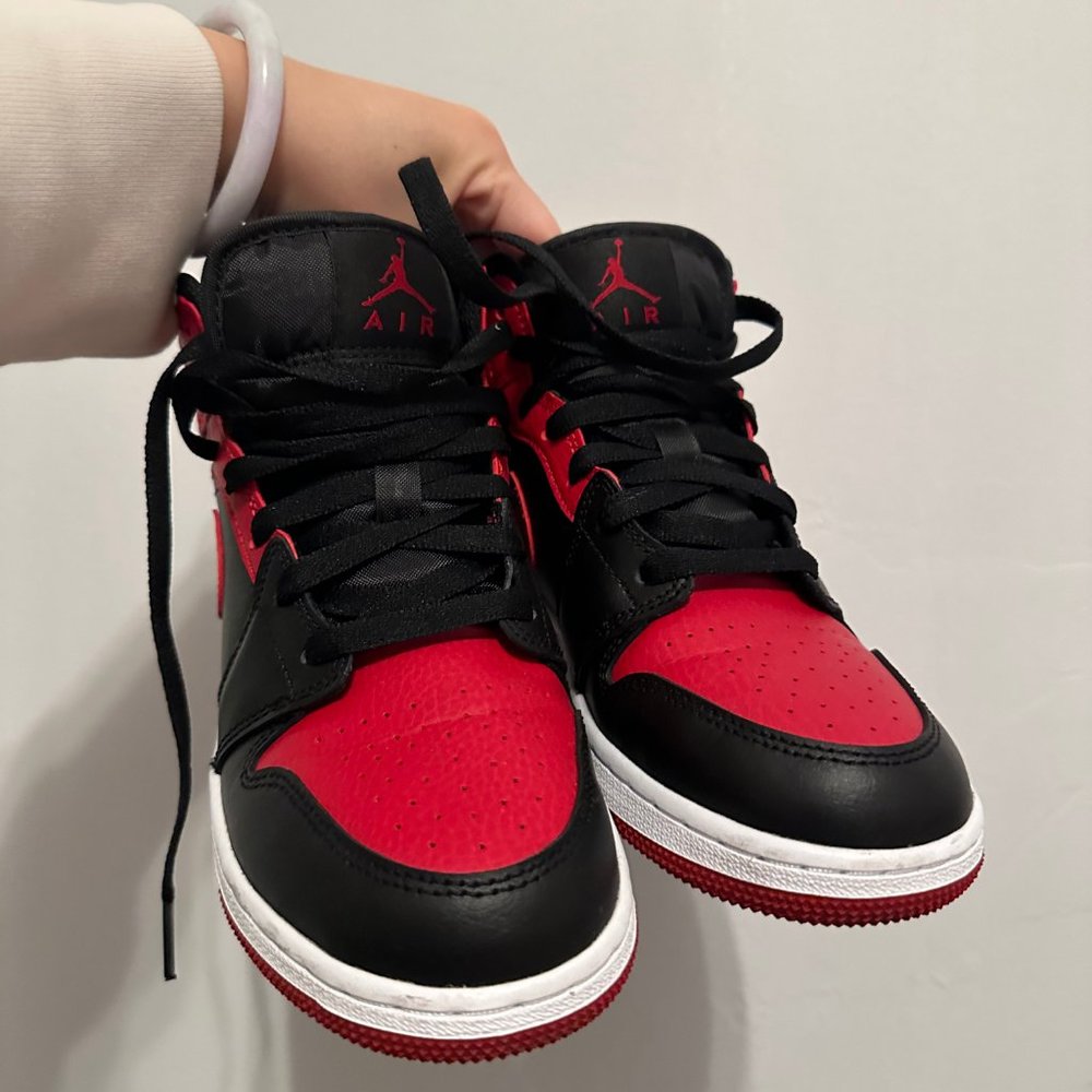 Jordan 1 Mid Banned (2020) (GS) 4Y